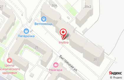 Фитнес-студия Фитнес-студия на Быстрецкой улице на карте
