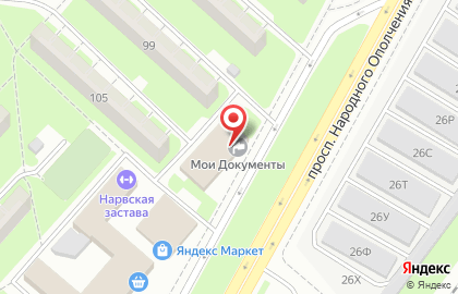 Многофункциональный центр в Санкт-Петербурге на карте