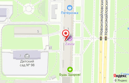 Компания по проведению квестов Zasov на метро Электросила на карте