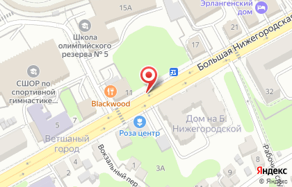 Надежда на Большой Нижегородской улице на карте