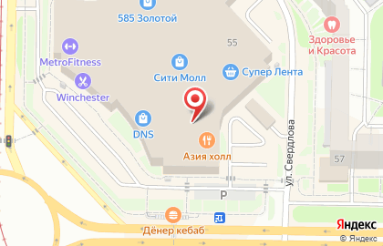 Ресторан паназиатской кухни Азия Холл на карте