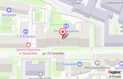 MTechnic на улице Острякова на карте