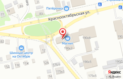 Компания Метиз Центр на Краснооктябрьской улице на карте