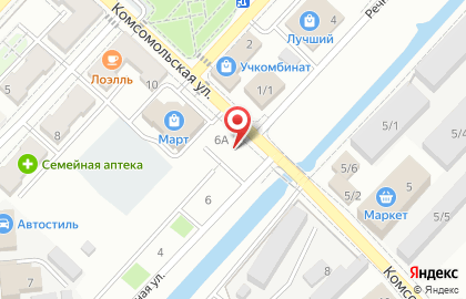 Флекс на Комсомольской на карте