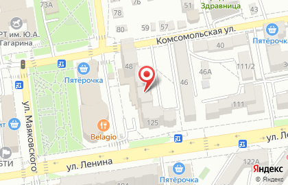 Апрель на улице Ленина на карте