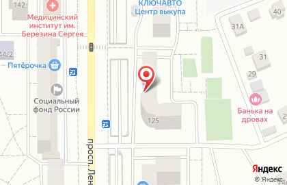 ООО Русфинанс Банк на проспекте Ленина на карте