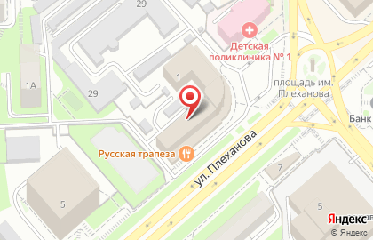 Медицинская клиника IMC Regions на площади Плеханова на карте
