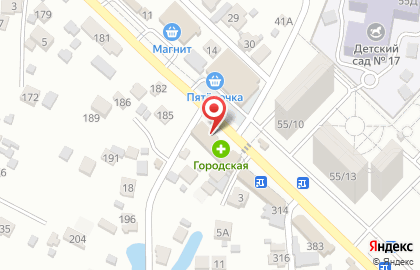 Городская аптека в Ставрополе на карте