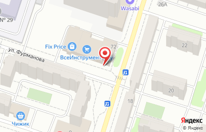Интернет-гипермаркет товаров для строительства и ремонта ВсеИнструменты.ру на улице Фурманова на карте