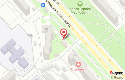 Зооветцентр Кошкин дом на Комсомольском проспекте на карте
