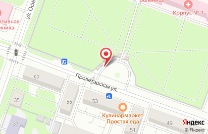 Киоск по продаже печатной продукции Пресса на Пролетарской улице, 60/1 киоск на карте