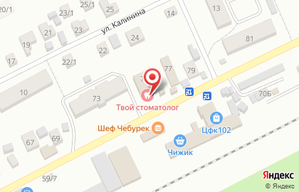 Оператор недвижимости и юридических услуг Перспектива24 на улице Горького на карте