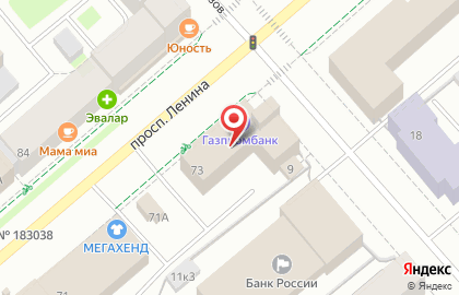 Юридическая компания Ваш Юрист на проспекте Ленина на карте