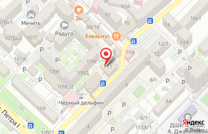 Салон красоты Dina в Ленинском районе на карте