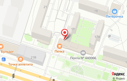 Мясная лавка на проспекте Строителей на карте