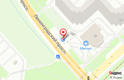 Продовольственный киоск Продовольственный киоск на Ленинградском проспекте на карте