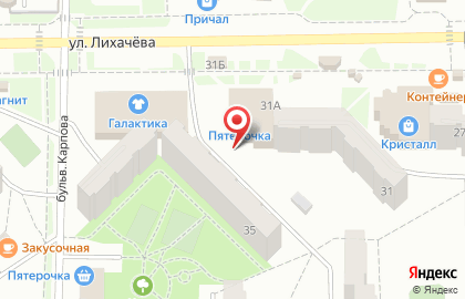 Оценочная компания на улице Лихачёва на карте