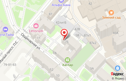Адвокатский кабинет Лоренца Г.И. в Петроградском районе на карте