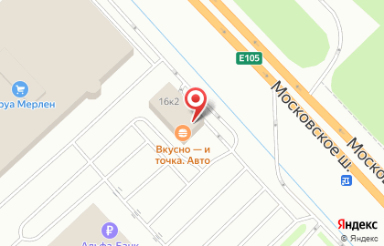 Балтийский Банк (круглосуточно) на Московском шоссе на карте