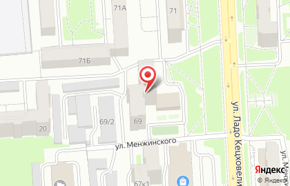 Парикмахерская Татьяна на улице Ладо Кецховели на карте