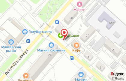Бар Вина Кубани на Волго-Донской улице на карте