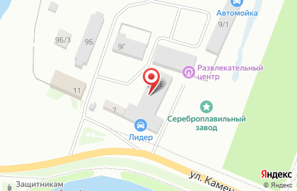 СТО Лидер на Каменском тракте на карте