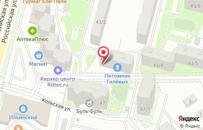 Парикмахерская У Дома в Октябрьском районе на карте