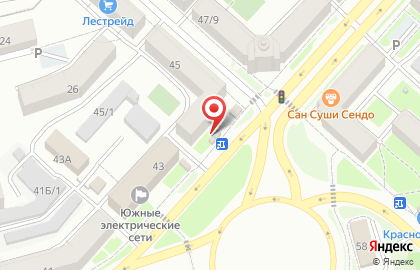 Магазин овощей и фруктов на проспекте Строителей на карте
