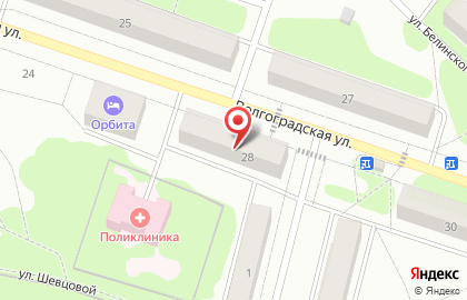 Участковый пункт полиции на Волгоградской улице на карте