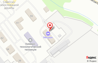 Гостинично-развлекательный комплекс Мираж в Заводском районе на карте