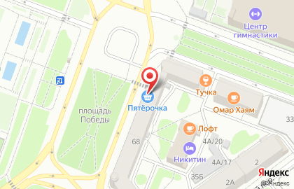 Супермаркет Пятёрочка в Йошкар-Оле на карте