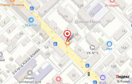 Кафе Золотая Турка в Советском районе на карте
