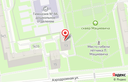Икар, подростково-молодежный клуб на карте