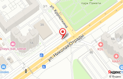 Билборды (6х3 м) от РГ Дрим в Тракторозаводском районе на карте