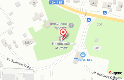 Храм Святителя Николая, архиепископа Мир Ликийских Чудотворца, с. Саввинская Слобода на карте