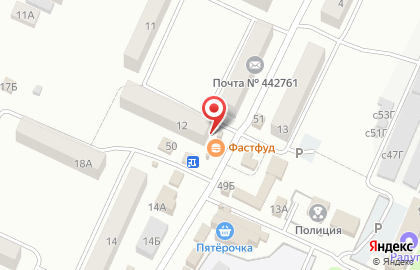 Киоск Ледяной дом на Фабричной улице на карте