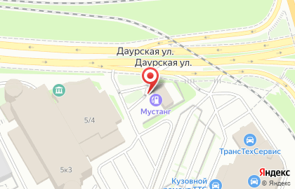Заправочная станция МУСТАНГ ойл на Даурской улице на карте