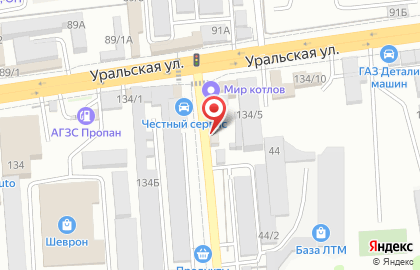 Компания Comfort93 на Уральской улице на карте