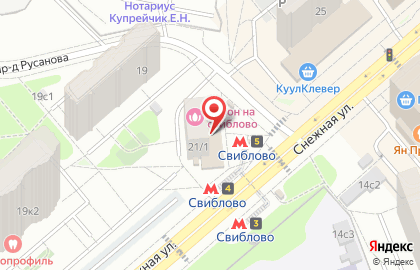 Оптовая цветочная база Цветы мира на Снежной улице на карте