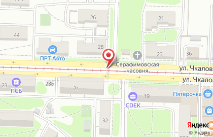 Росстрой на улице Чкалова на карте