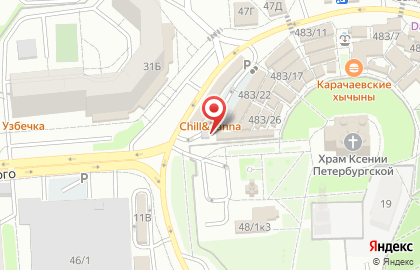 Автостоянка в Воронеже на карте