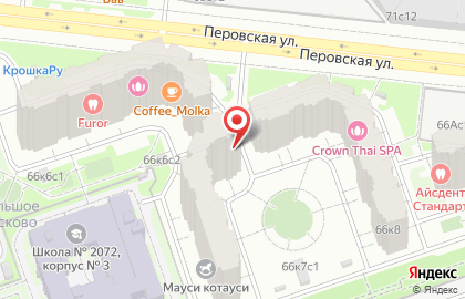 Детский центр Яркий мир ABA на Перовской улице на карте