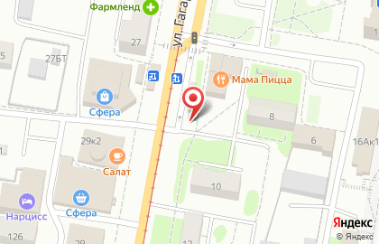 Магазин по продаже цветов Вальс цветов на улице Гагарина на карте
