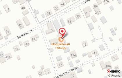 Служба доставки Волшебный пекарь на карте