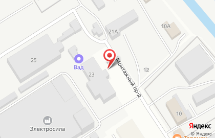 Завод силового электрооборудования Электросила на карте