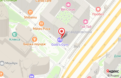 Фитнес-клуб Gold's Gym на Ленинградском проспекте на карте