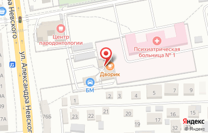 Кафе Бакинский дворик в Ленинградском районе на карте