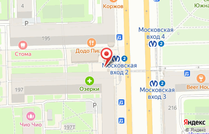 Киоск по продаже печатной продукции СИиР на Московском проспекте на карте