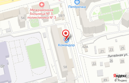 Супермаркет Командор в Красноярске на карте