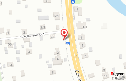 Олимпийская на Советской улице на карте